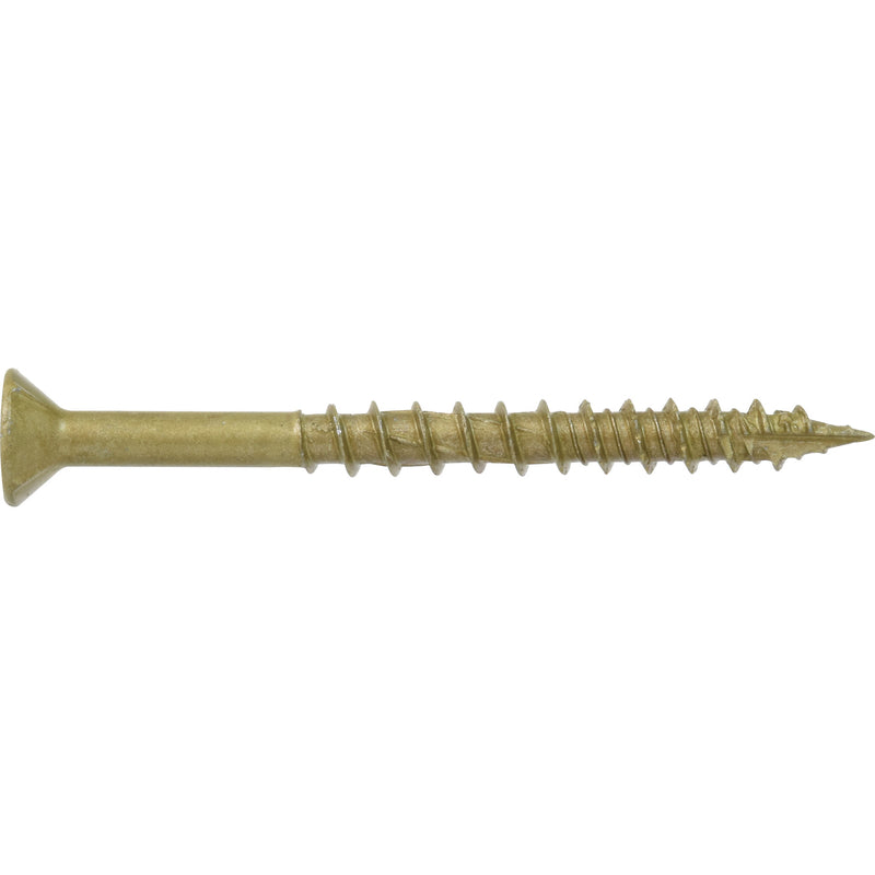 HILLMAN POWERPRO ONE No. 10 X 2-1/4 in. L Star Flat Head Multi-Material Screw 1 lb 80 pk