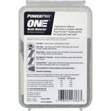 HILLMAN POWERPRO ONE No. 10 X 3 in. L Star Flat Head Multi-Material Screw 1 lb 62 pk