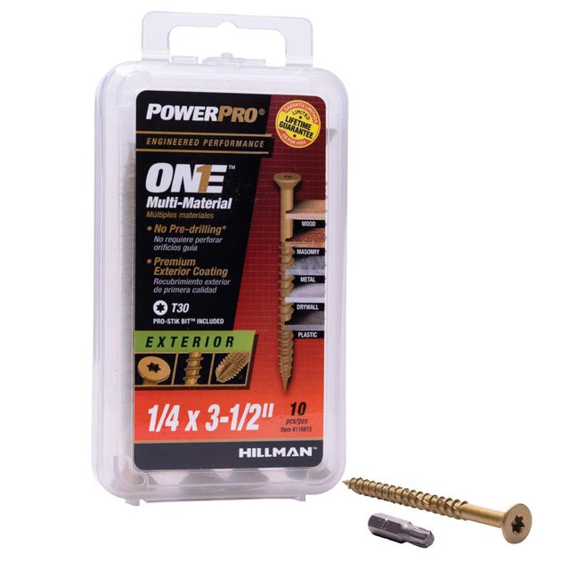 MULTISCREW 1/4X3-1/2"EXT