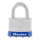 Master Lock 1-5/16 in. H X 1 in. W X 1-3/4 in. L Laminated Steel Ball Bearing Locking Padlock