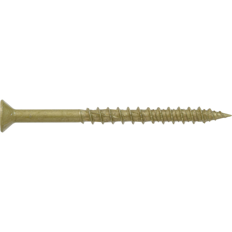 HILLMAN POWERPRO ONE No. 10 X 2-1/2 in. L Star Flat Head Multi-Material Screw 15 pk