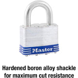 Master Lock 1-1/2 in. H X 2 in. W Laminated Steel 4-Pin Cylinder Padlock