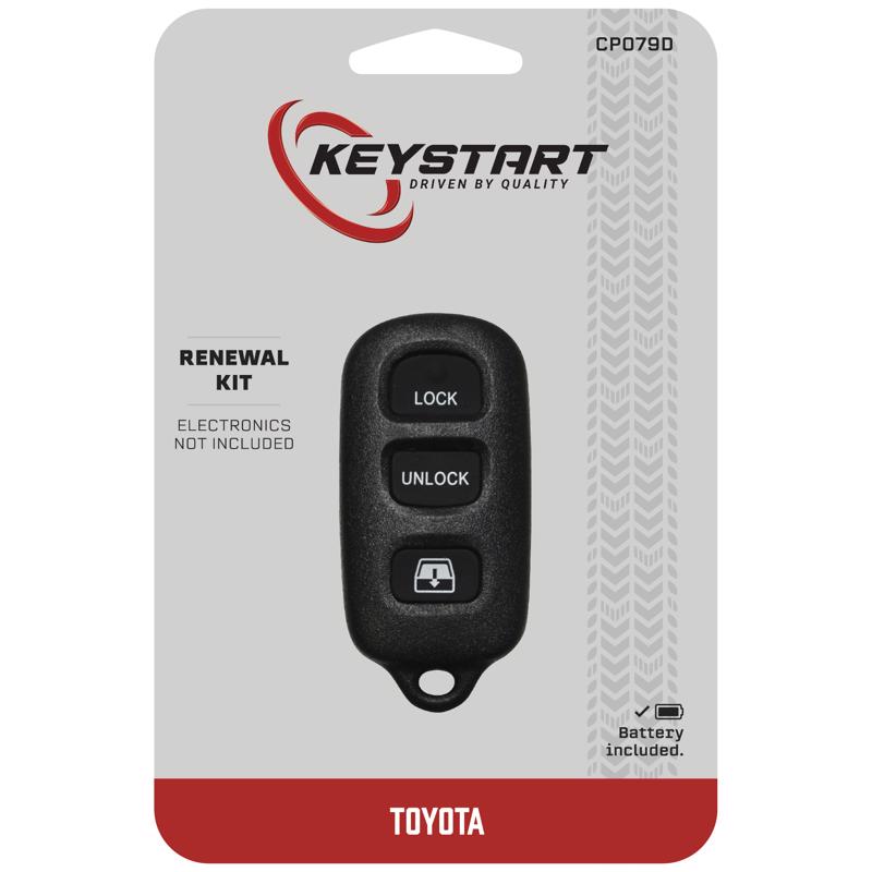 KeyStart Renewal KitAdvanced Remote Automotive Key FOB Shell CP079 Single For Toyota