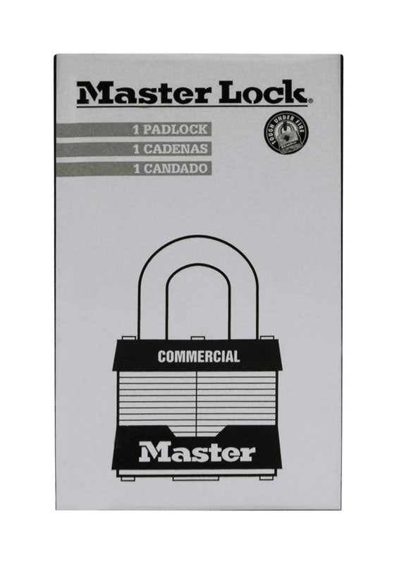 Master Lock 1 in. H X 11/16 in. W X 1-1/8 in. L Steel 4-Pin Cylinder Padlock Keyed Alike