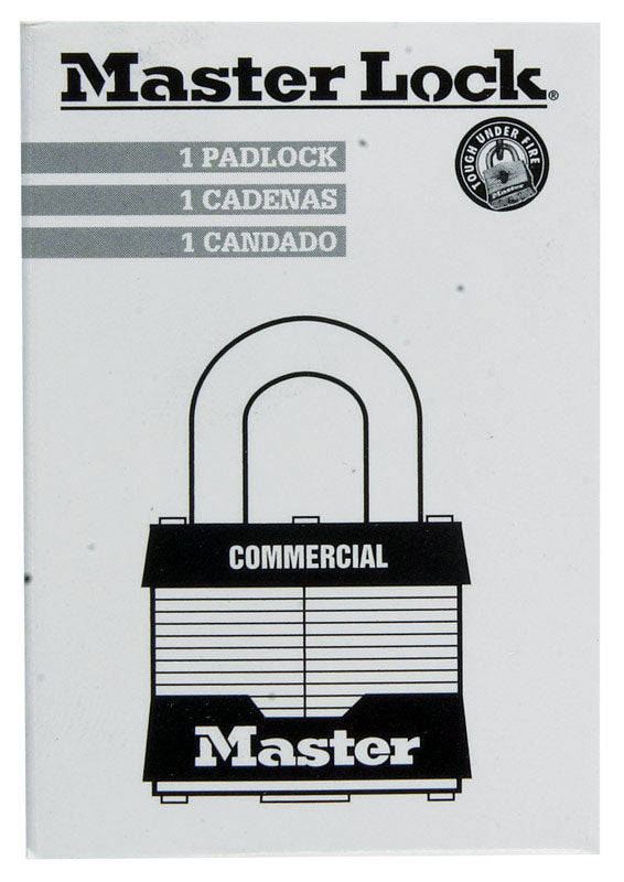 Master Lock 1-5/16 in. H X 1-9/16 in. W X 1-1/2 in. L Steel Double Locking Padlock Keyed Alike