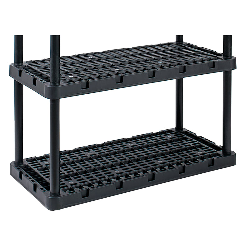 Gracious Living Knect-A-Shelf 72 in. H X 36 in. W X 18 in. D Plastic Shelving Unit