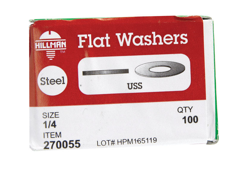 C-PAK USS FLAT WASH 1/4