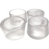 Shepherd Hardware Thermoplastic Ethylene Leg Tip Clear Round 1-1/2 in. W 1 pk