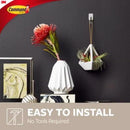 3M Command Stainless Steel Metal Small Hook 0.5 lb. cap. 4 pk