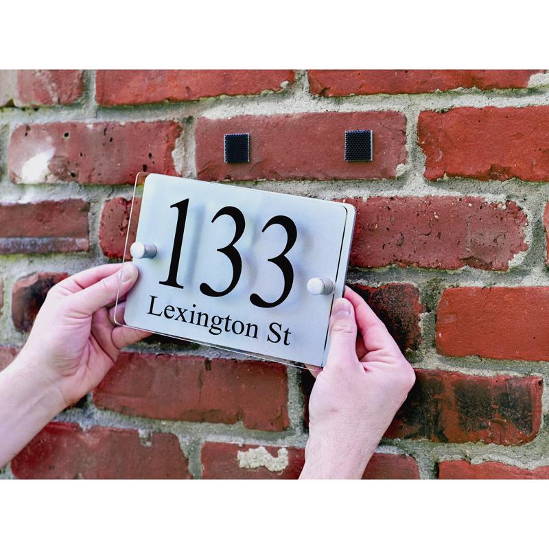 VELCRO Brand ALFA-LOK Small Plastic Mounting Square 3 in. L 4 pk