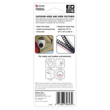 VELCRO Brand ALFA-LOK Small Plastic Mounting Square 3 in. L 4 pk