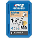 PCKT SCREWS F1.25" 500PK