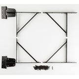 National Hardware 3.74 in. L Black Steel Anti-Sag Gate Kit 1 pk