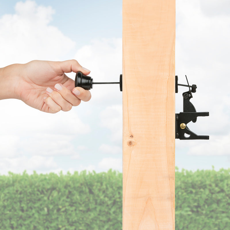 National Hardware 10.75 in. L Steel Automatic Gate Latch Pull