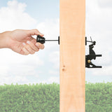 National Hardware 10.75 in. L Steel Automatic Gate Latch Pull