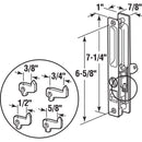 Prime-Line Chrome Metal Indoor and Outdoor Patio Door Handle Set