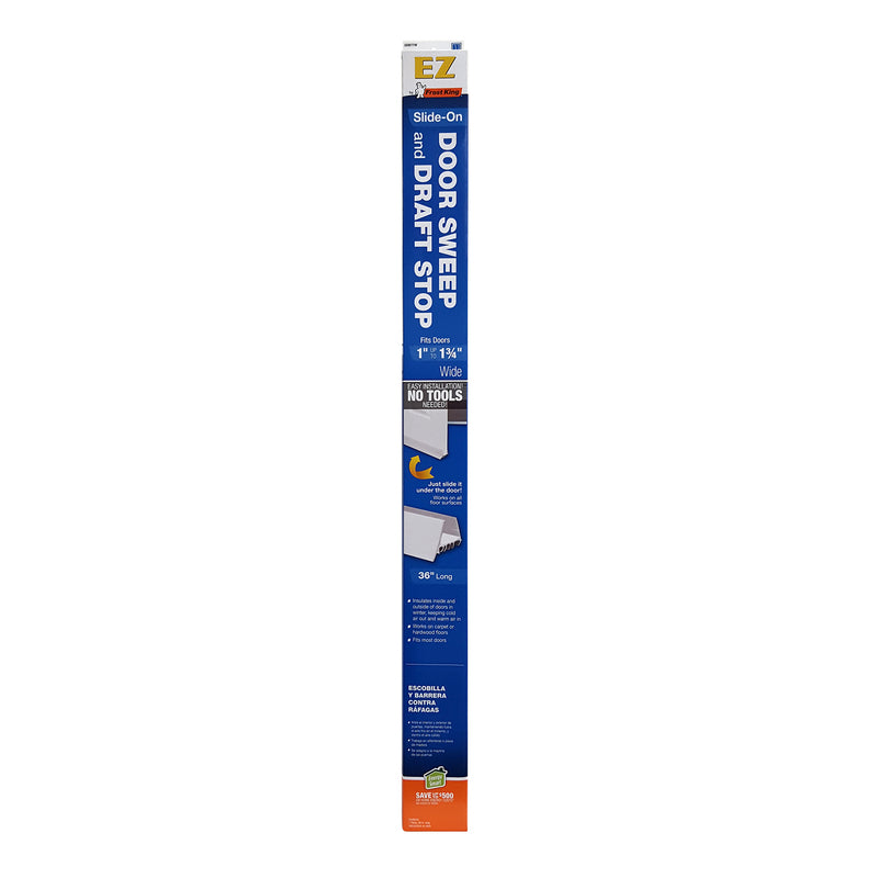 Frost King White PVC Sweep For Doors 36 in. L X 1.75 in.