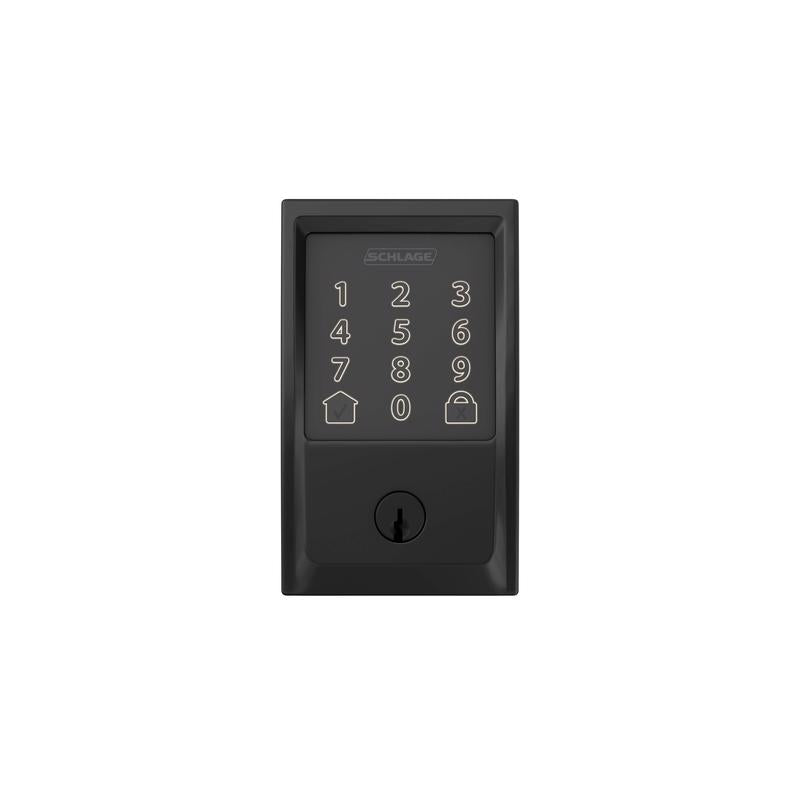 Schlage Encode Matte Black Metal Wifi Deadbolt