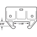 Prime-Line 1-1/8 in. L Plastic Center Guide Drawer Track Guide 1 pk