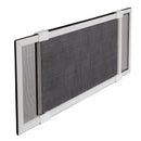 M-D White Aluminum Adjustable Screen 10 in. W X 37 in. L
