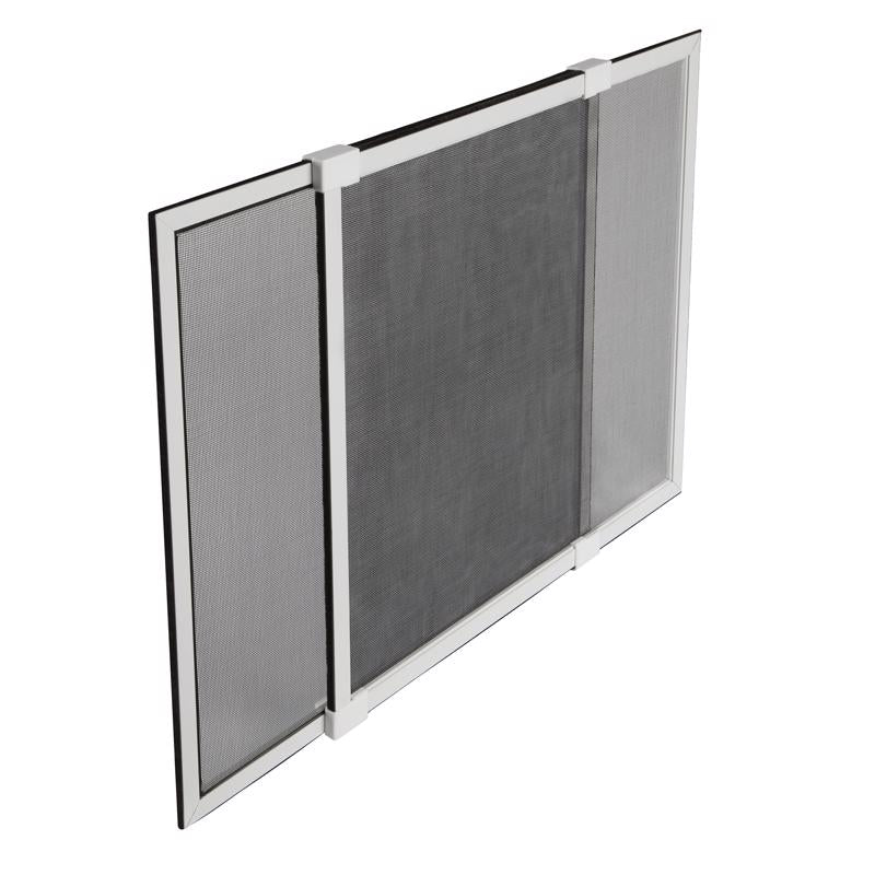 M-D White Aluminum Adjustable Screen 18 in. W X 37 in. L