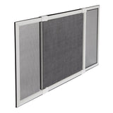 M-D White Aluminum Adjustable Screen 15 in. W X 37 in. L
