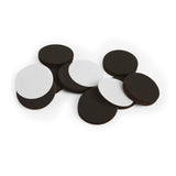 Slipstick GorillaPads Rubber Self Adhesive Gripper Pad Black Round 2 in. W X 2 in. L 8 pk