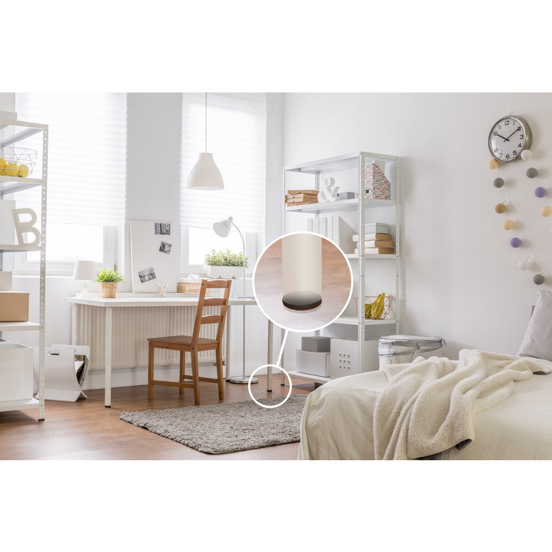 Slipstick GorillaPads Rubber Self Adhesive Gripper Pad Black Round 2 in. W X 2 in. L 8 pk