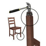 Slipstick GorillaFelt Brown/Gray 1 in. Tap-On Felt Chair Glide 8 pk