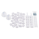 North States Toddleroo White Plastic Childproofing Kit 46 pk