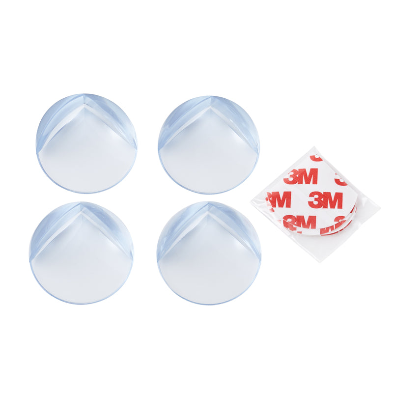 North States Toddleroo Clear Plastic Corner Cushions 4 pk