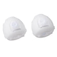 North States Toddleroo White Plastic Door Knob Covers 2 pk