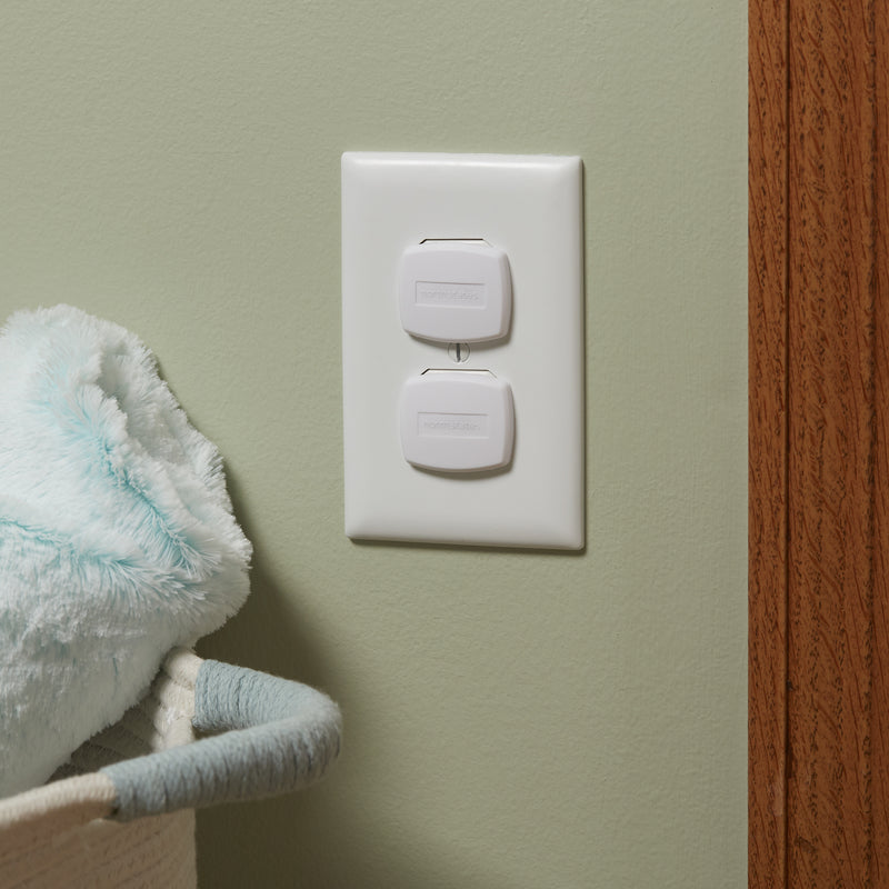 North States Toddleroo White Plastic Plug Protectors 36 pk