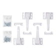 North States Toddleroo White Plastic Cabinet/Drawer Latches 10 pk