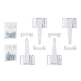 North States Toddleroo White Plastic Cabinet/Drawer Latches 10 pk