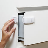 North States Toddleroo White ABS/TPR Drawer Latches 2 pk