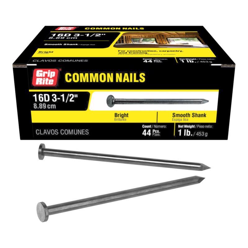 NAIL STL CMN 16DX3-1/2"