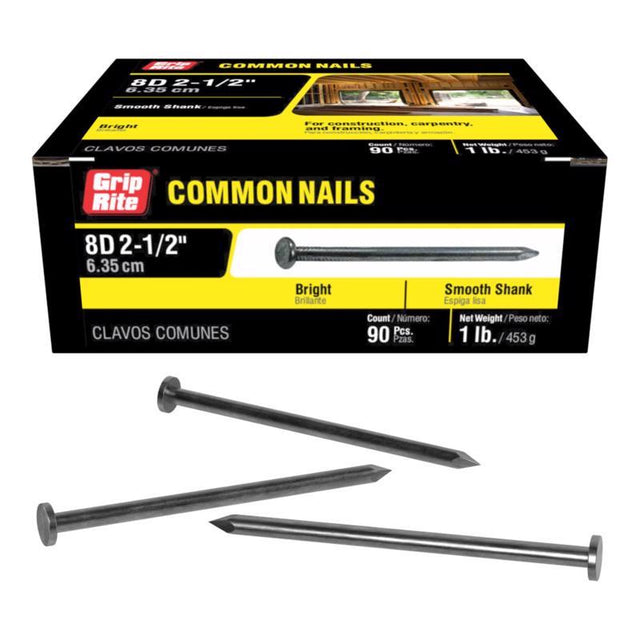 NAIL STL 8DX2-1/2" 1#