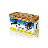 Slipstick 3 in. D Swivel Rubber Caster 500 lb 5 pk