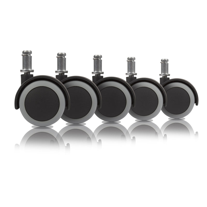 Slipstick 2 in. D Swivel Rubber Caster 330 lb 5 pk