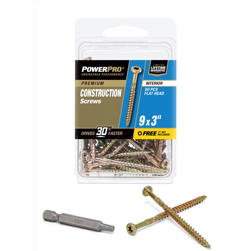 WD SCREW 9X3" PP 50PK