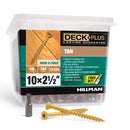 Deck Plus No. 10 X 2-1/2 in. L Tan Star Flat Head Exterior Deck Screws 5 lb
