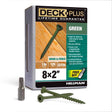 DECK SCREW 8X2" GRN 1#