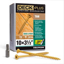Deck Plus No. 10 X 3-1/2 in. L Tan Star Flat Head Exterior Deck Screws 1 lb