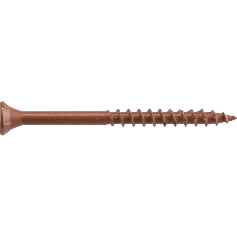 Deck Plus No. 10 X 2-1/2 in. L Red Star Flat Head Exterior Deck Screws 1 lb