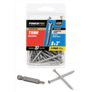 TRIM SCREW 8X3" 25PK SS