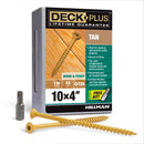 Deck Plus No. 10 X 4 in. L Tan Star Flat Head Exterior Deck Screws 1 lb
