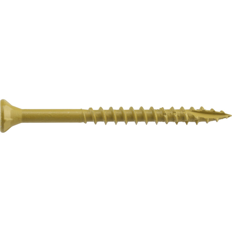 Deck Plus No. 8 X 1-5/8 in. L Tan Star Flat Head Exterior Deck Screws 1 lb