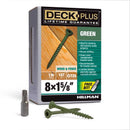 Deck Plus No. 8 X 1-5/8 in. L Green Star Flat Head Exterior Deck Screws 1 lb