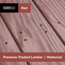 Deck Plus No. 8 X 1-5/8 in. L Red Star Flat Head Exterior Deck Screws 1 lb 1 pk